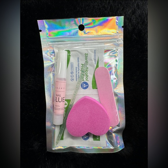 050 handmade press on nails size S - Picture 6 of 6